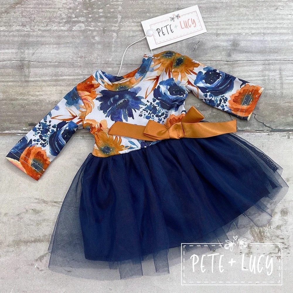 Pete + Lucy Fall Family Doll Dress
